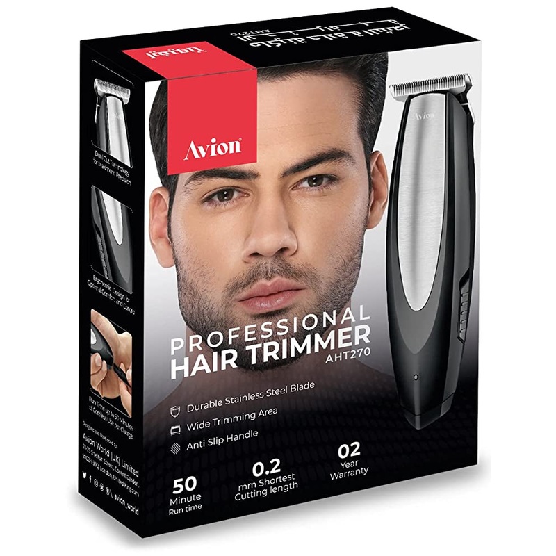 Avion Professional Hair Trimmers for Men | Hair Trimmers & Clippers with 4 Combs. | 50 Minutes Continuous Operation | Charge Indicator