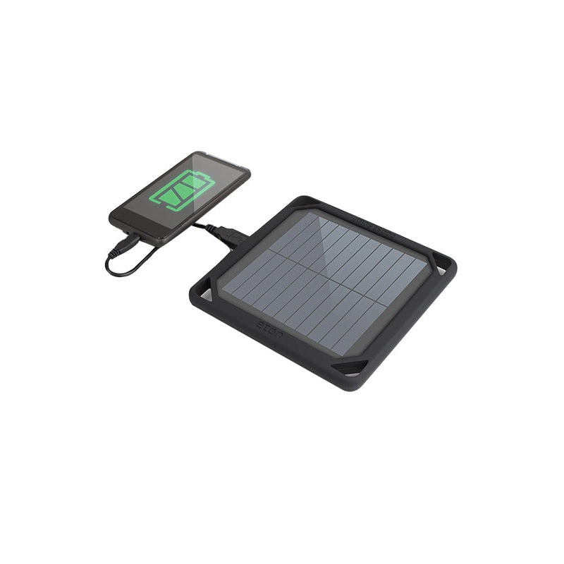 Eton 5000mAh Boost Solar Power Bank with Micro-USB Input, Black