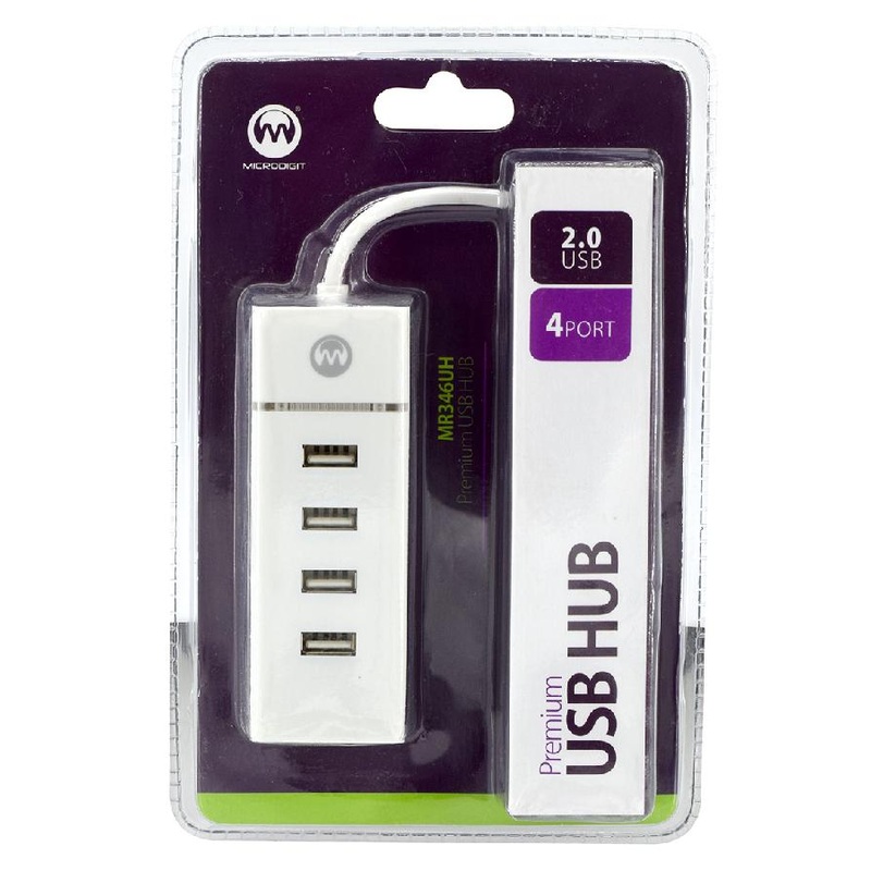 Microdigit 4 Ports USB Hub (USB  to 4 USB)..MR357UH