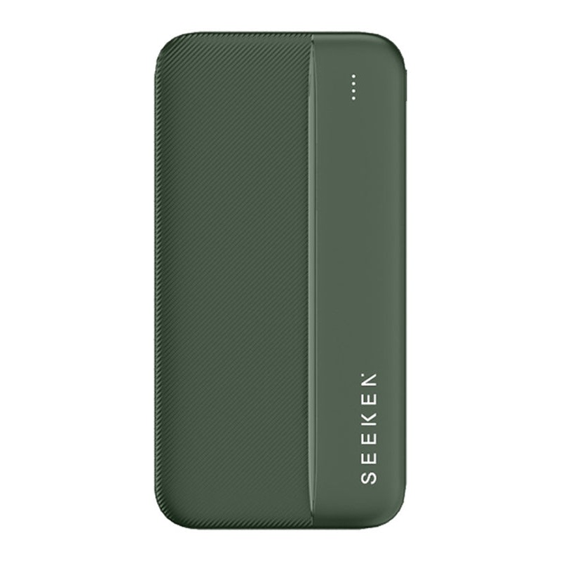 Seeken 10000mAh Wired Power Bank, Green