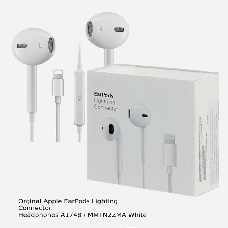 Apple EarPods with Lightning Connector Headphones |MMTN2ZMA| White
