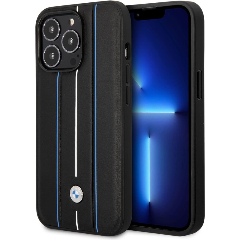 BMW Signature Collection Genuine Leather Case  iPhone 14 Pro, 14 Pro Max