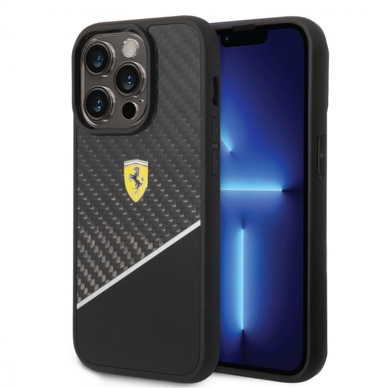 Ferrari Bi-Material Case with iPhone 14, 14 Plus, 14 Pro, 14 Pro Max