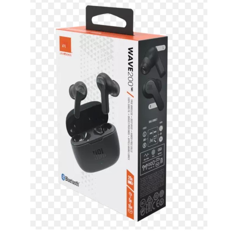 JBL Wave 200 True Wireless Earbud Headphones, Deep Powerful Bass