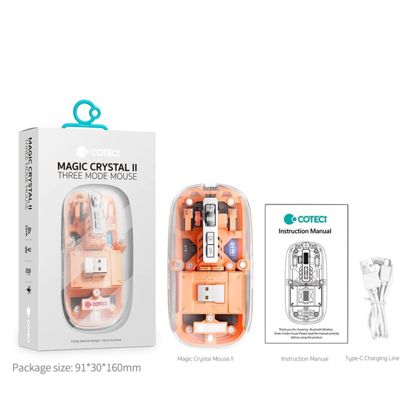 Magnetic Triple Mode Bluetooth Wireless Mouse Type C Rechargeable Silent Mice