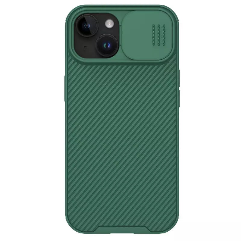 Apple iPhone 15 Plus (iPhone 15+)  Cam Shield Pro cover case  Dark Green By Nillkin