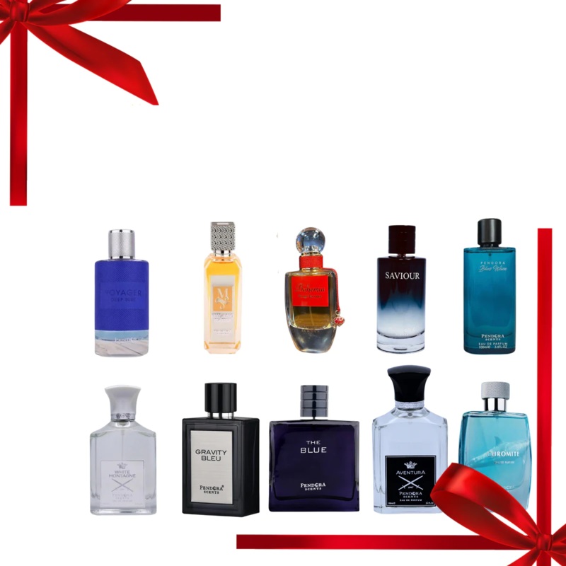 Luxury Men’s Perfume Pack of 10 wth Free Perfume Gift Set