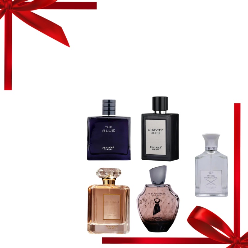Pack of 5 Luxury 2 Men’s, 2 Women’s Perfumes With Free Gift
