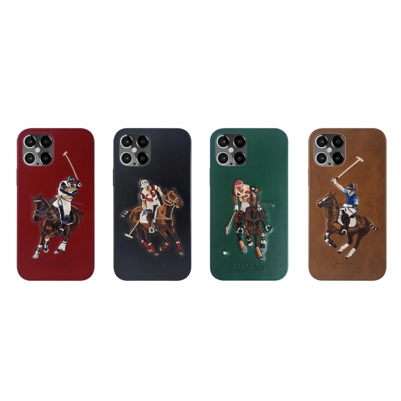 iPhone 13 Pro Max Jockey Series Genuine Santa Barbara Leather Case