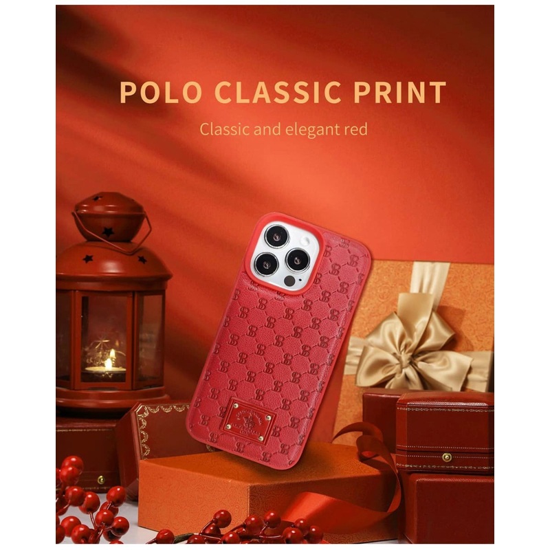iPhone 13 Pro Merte Series Genuine Santa Barbara Leather Case