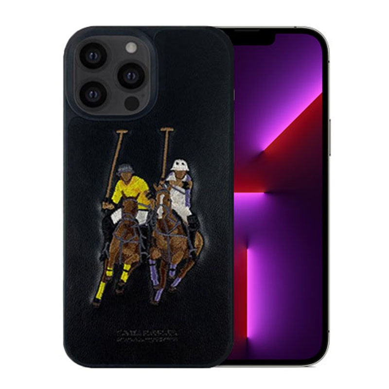 iPhone 14 Jockey Series Genuine Santa Barbara Leather Case
