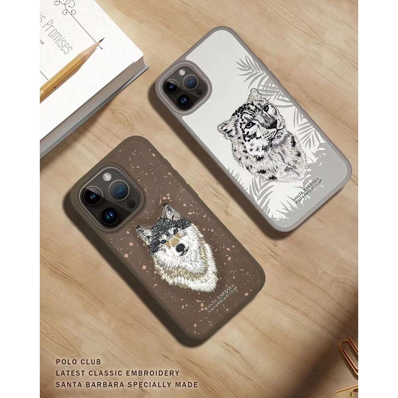 iPhone 15 Pro Max Savanna Series Genuine Santa Barbara Leather Case