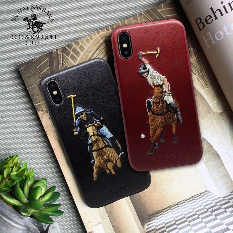 iPhone XS Max Jockey Series Genuine Santa Barbara Leather Case