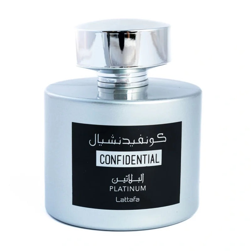 Confidential Platinum Indulge in Luxury Men’s Perfume by Lattafa