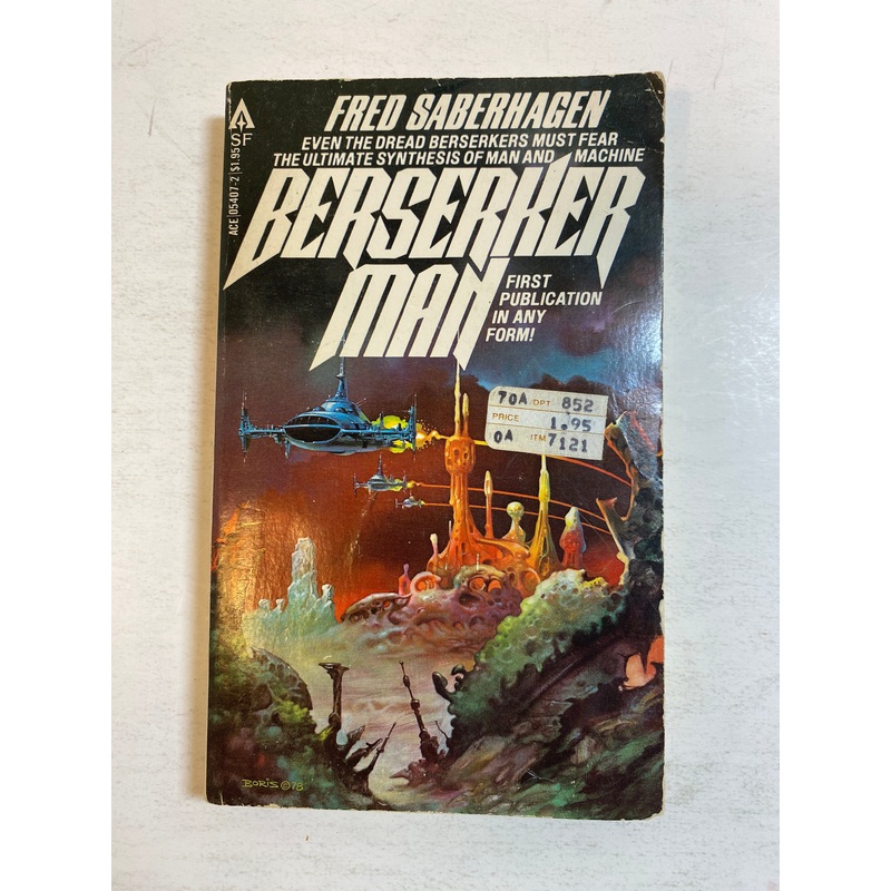 Berserker Man Fred Saberhagen vintage Ace paperback 1980