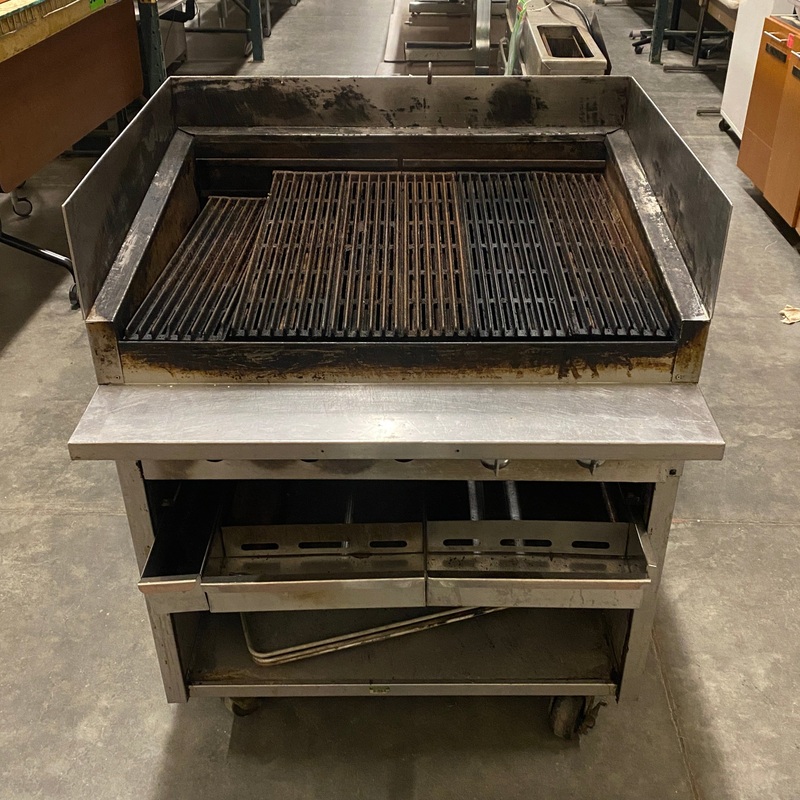 Industrial Grill Top with Storage