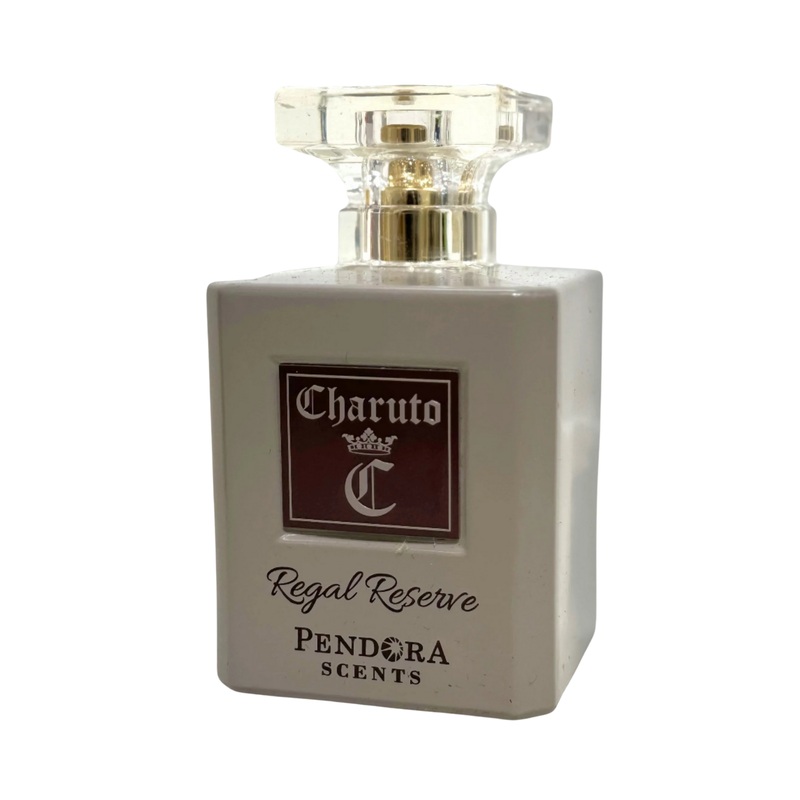 Pendora Charutho Regal Reserve Mens Perfume Blend of Bergamot Ostmanthus, Vanila, Black Papper, Tobbaco, Amber Musk Scent 110ml Box