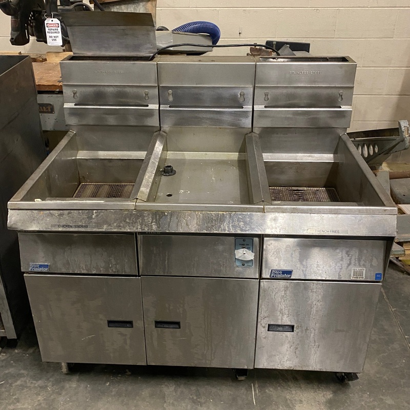 Pitco Frialator #F1488-V Double Oil Fryer