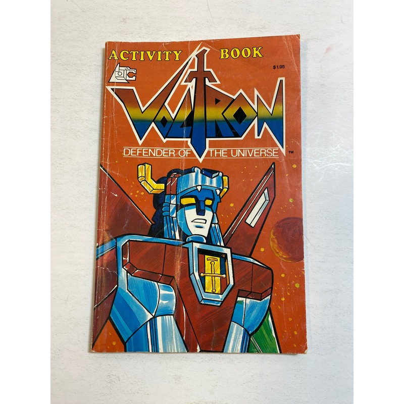 Voltron Vintage ActivityBook 1985