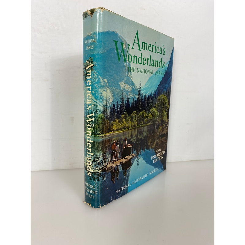 America’s Wonderlands The National Parks w Map 1966 Nat Geo HC