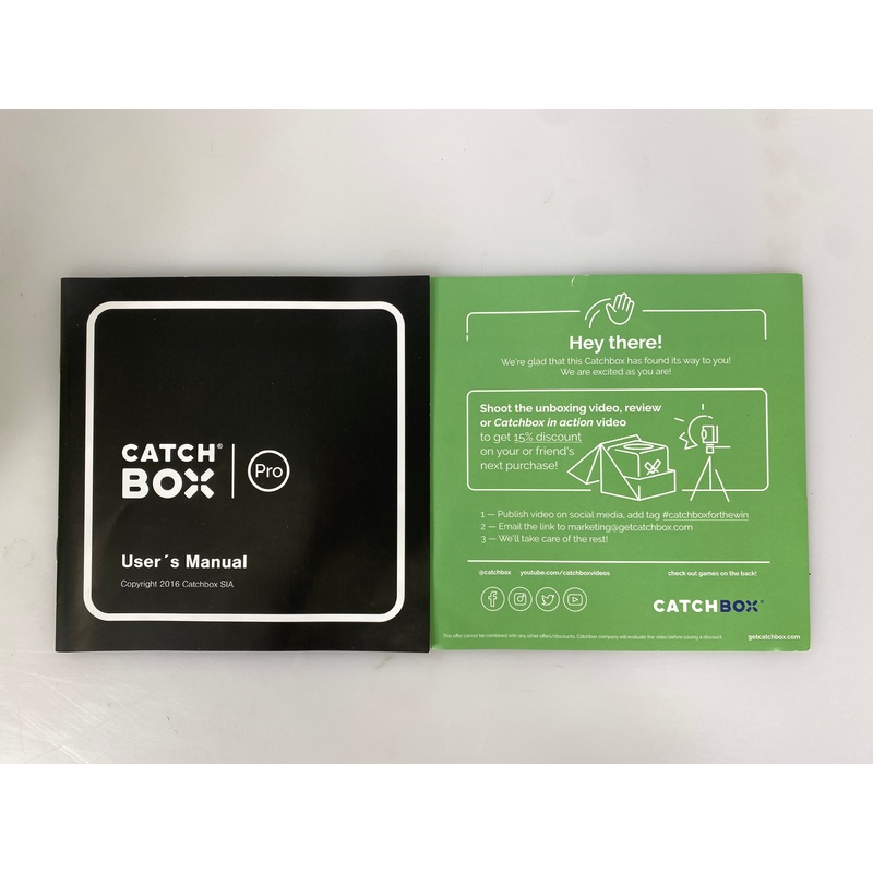 CatchBox Pro The Throwable Microphone for Audience Engagement