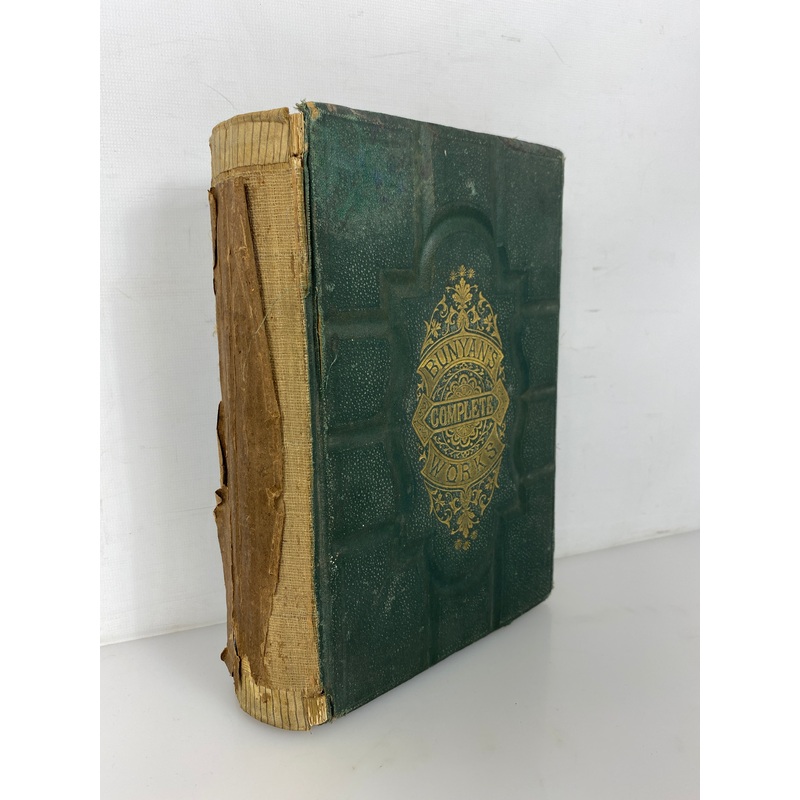 Complete Works of John Bunyan 1873 Illustrated Edition Antique HC