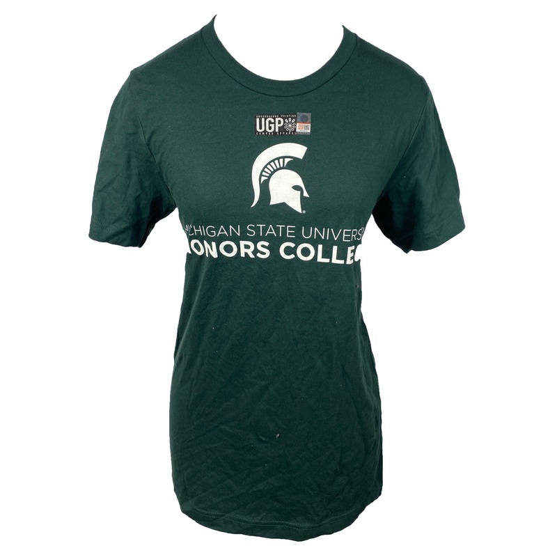 Green Michigan State Honors College T-Shirt Unisex Size S