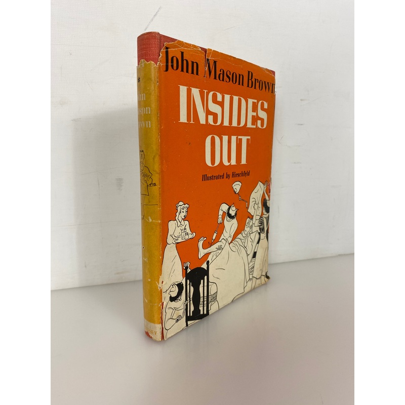 Insides Out by John Mason Brown 1942 Vintage HC DJ