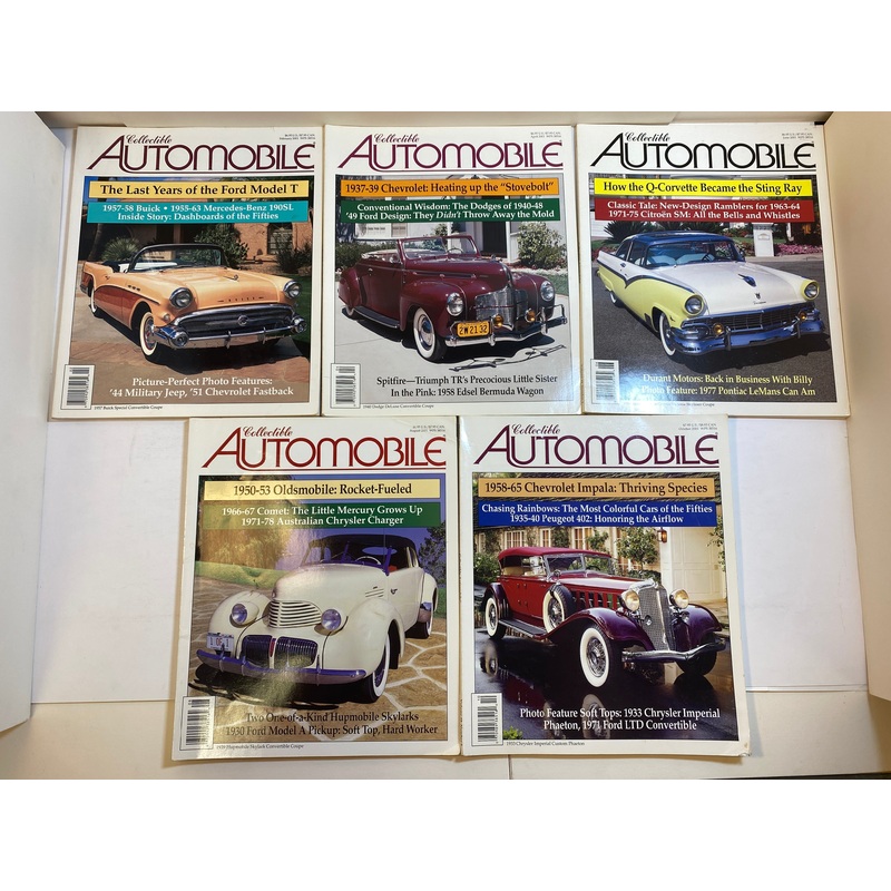 Lot of 11 Collectible Automobile Magazine 2001-2002