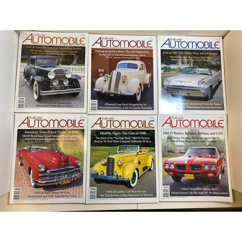 Lot of 11 Collectible Automobile Magazine 2011-2012