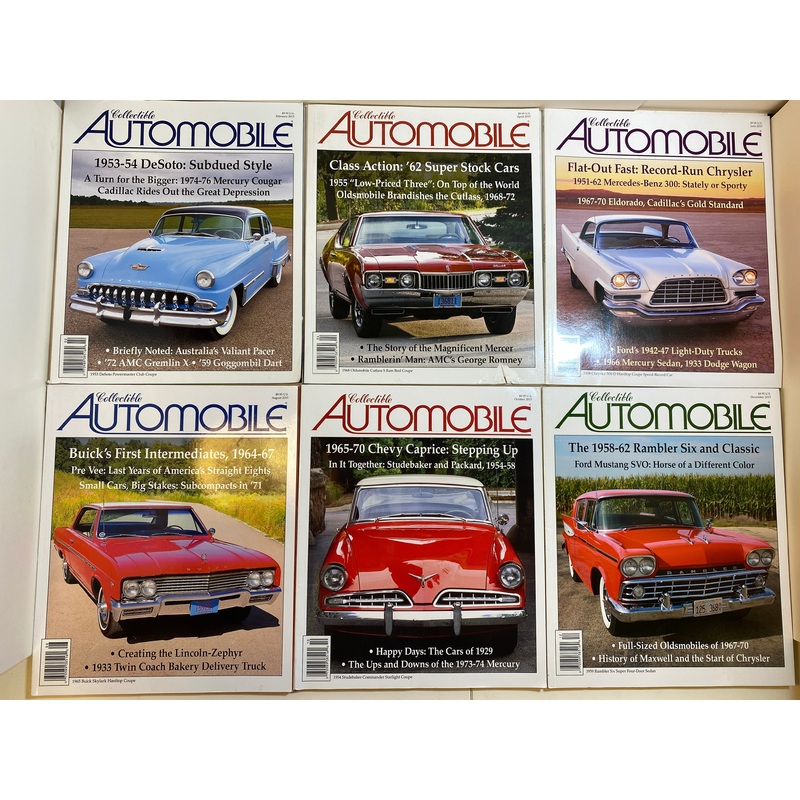 Lot of 11 Collectible Automobile Magazine 2015-2016