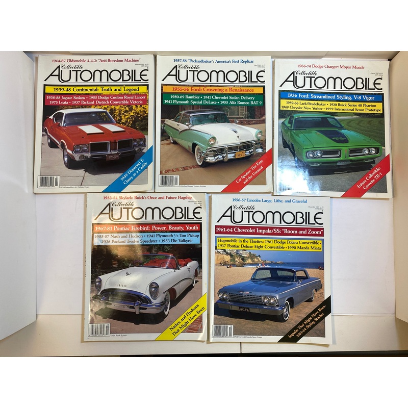 Lot of 11 Collectible Automobile Magazines 1989-1990