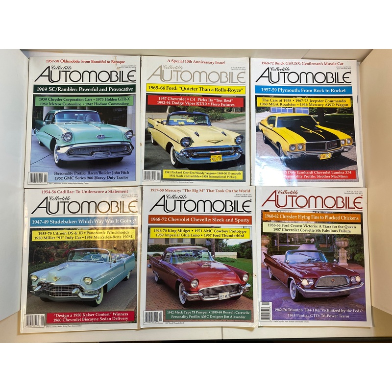 Lot of 11 Collectible Automobile Magazines 1993-1994