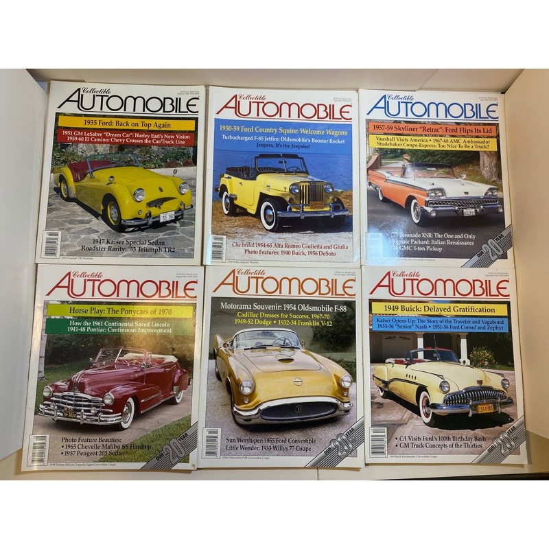 Lot of 12 Collectible Automobile Magazine 2003-2004