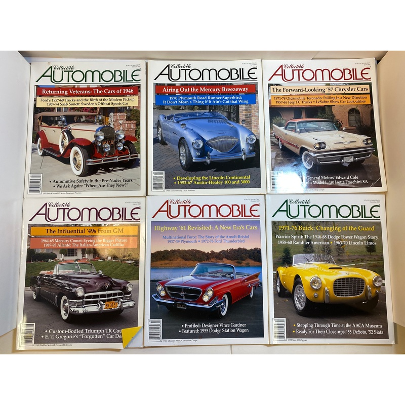 Lot of 12 Collectible Automobile Magazine 2005-2006