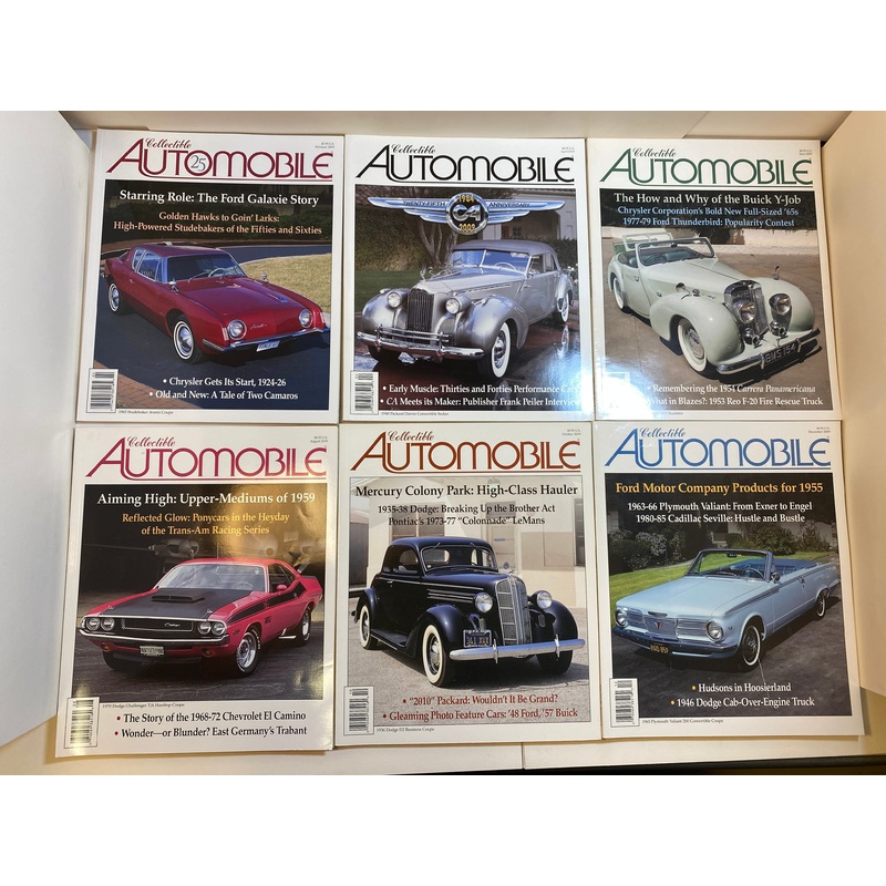 Lot of 12 Collectible Automobile Magazine 2009-2010
