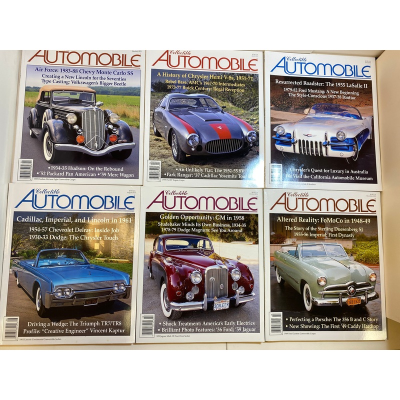 Lot of 12 Collectible Automobile Magazine 2013-2014