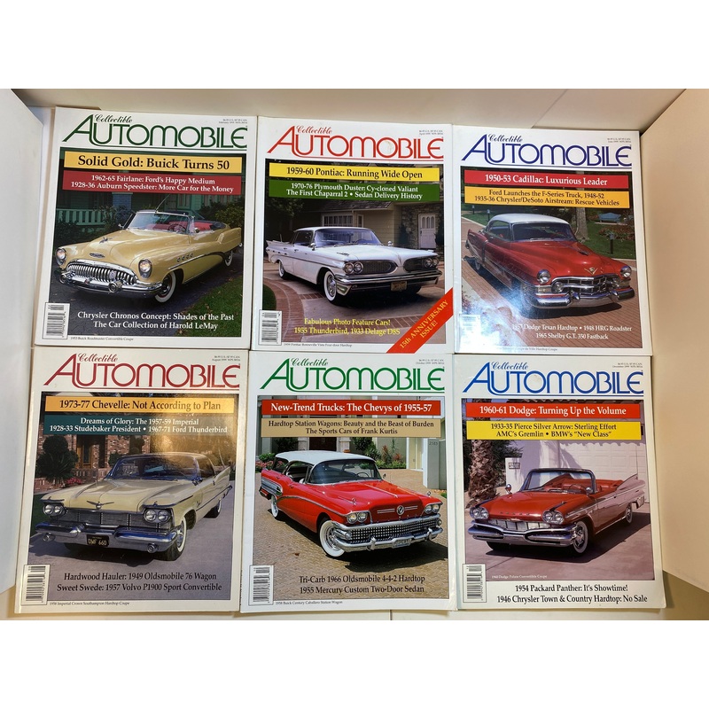 Lot of 12 Collectible Automobile Magazines 1999-2000