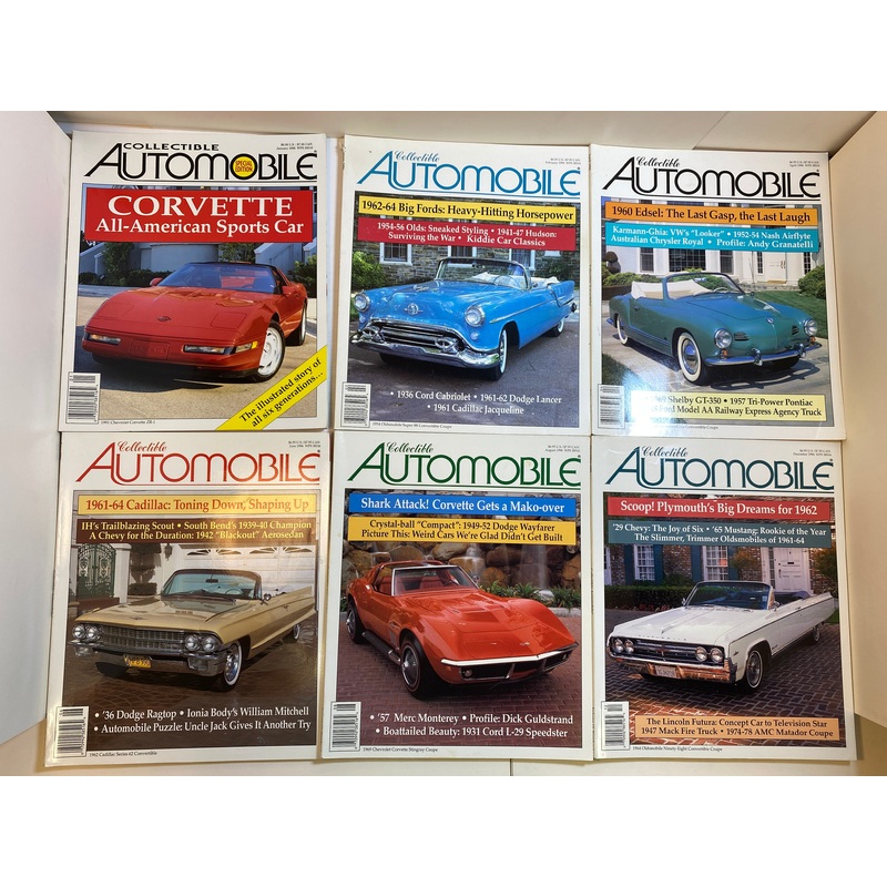 Lot of 13 Collectible Automobile Magazines 1995-1996