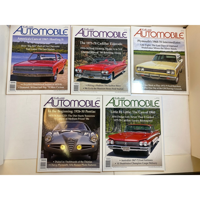 Lot of 14 Collectible Automobile Magazine 2020-2022