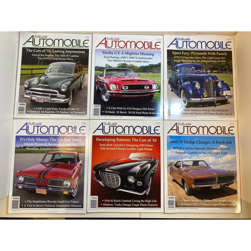 Lot of 16 Collectible Automobile Magazine 2017-2019