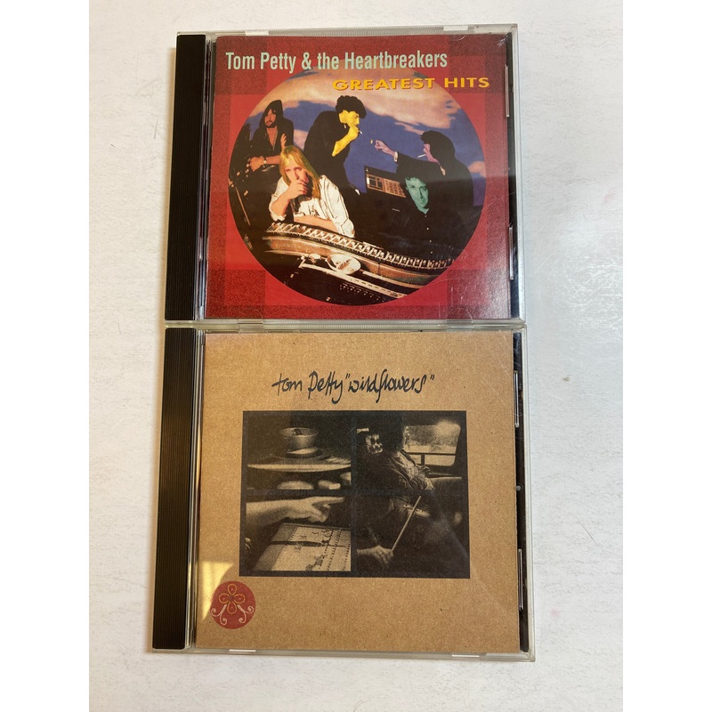 Lot of 2 Tom Petty Heartbreakers CDs Greatest Hits Wildflowers 1993-1994