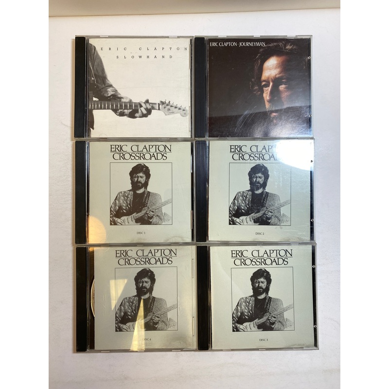 Lot of 6 Eric Clapton CDs Crossroads Slowhand Journeyman 1977-1989