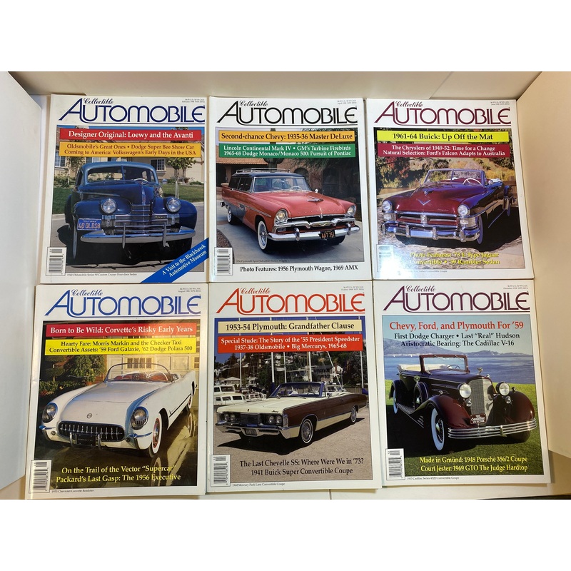 Lot of 9 Collectible Automobile Magazines 1997-1998