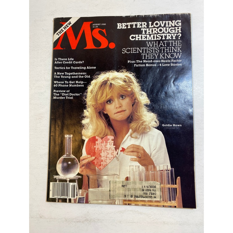 Ms. Magazine Vintage August 1980 Goldie Hawn