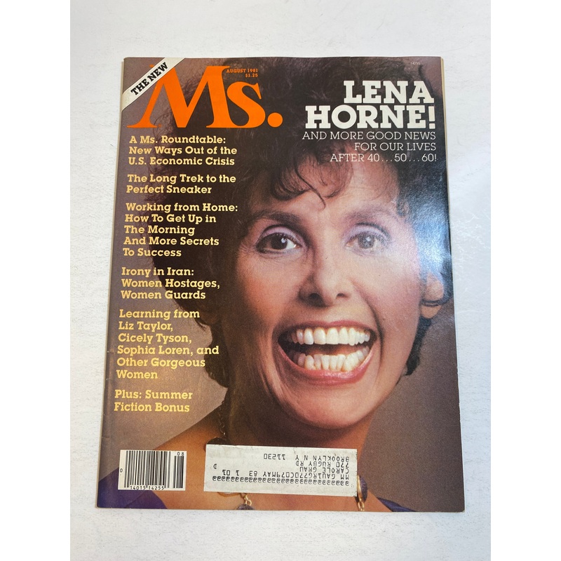 Ms. Magazine Vintage August 1981 Lena Horne