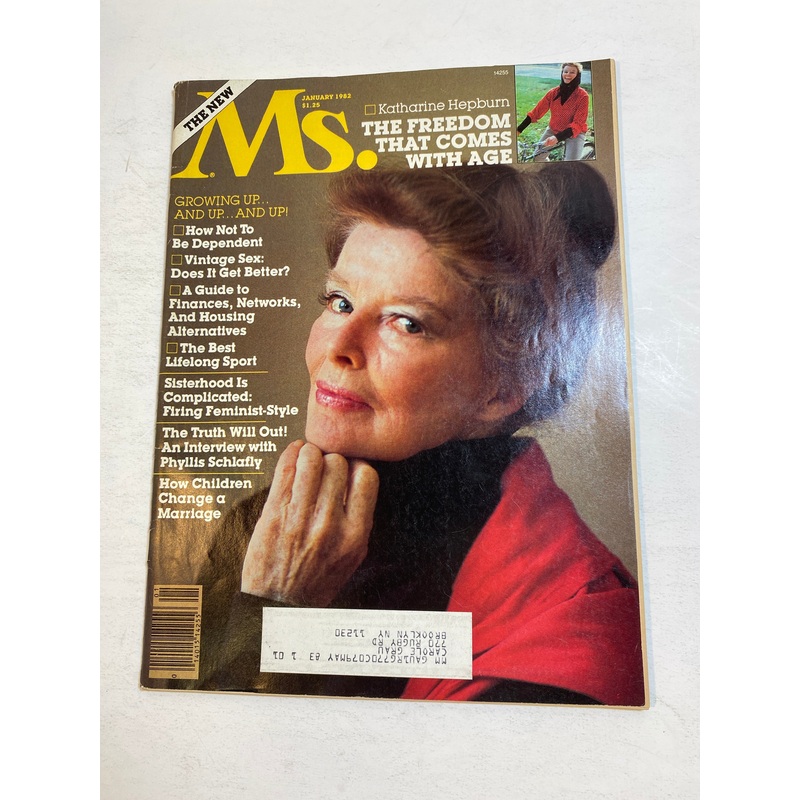 Ms. Magazine Vintage January 1982 Katharine Hepburn