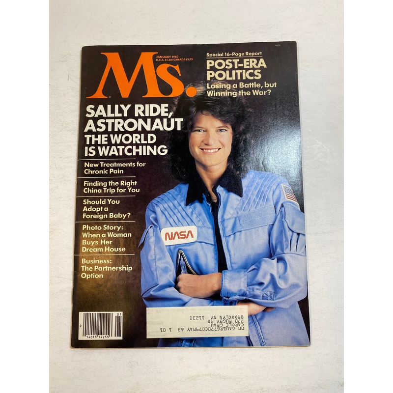 Ms. Magazine Vintage January 1983 Sally Ride