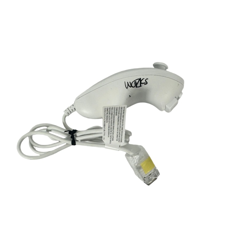 Nintendo Wii/U Nunchuck White Remote Control RVL-004