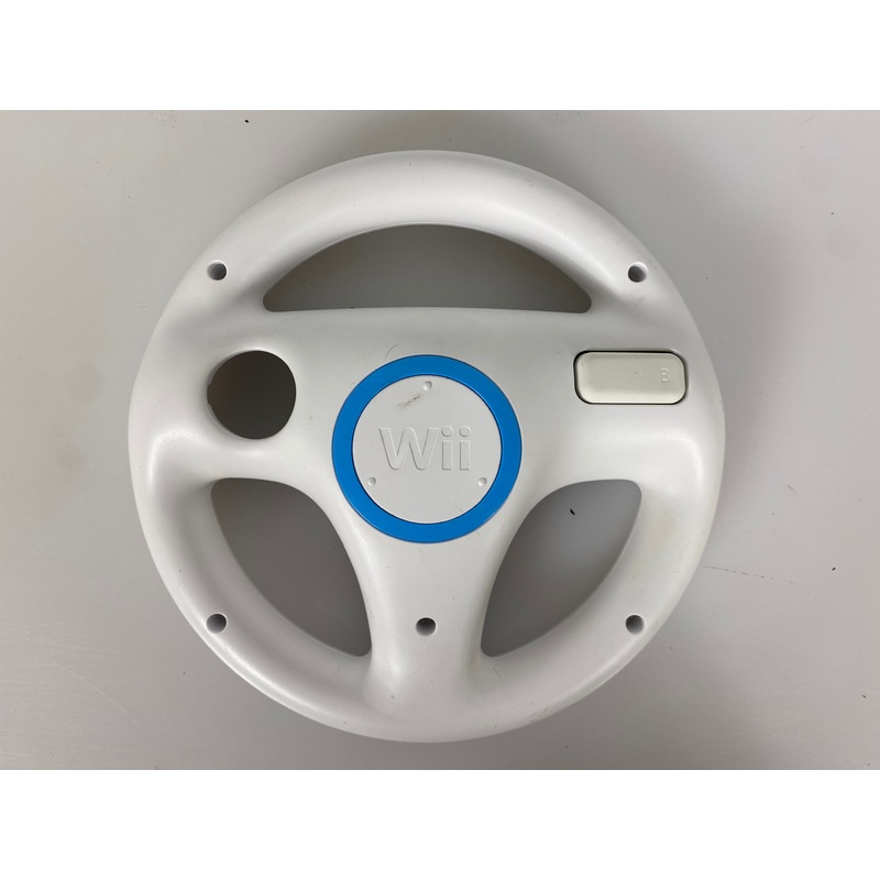 Nintendo Wii White Mario Kart Racing Steering Wheel RVL-024
